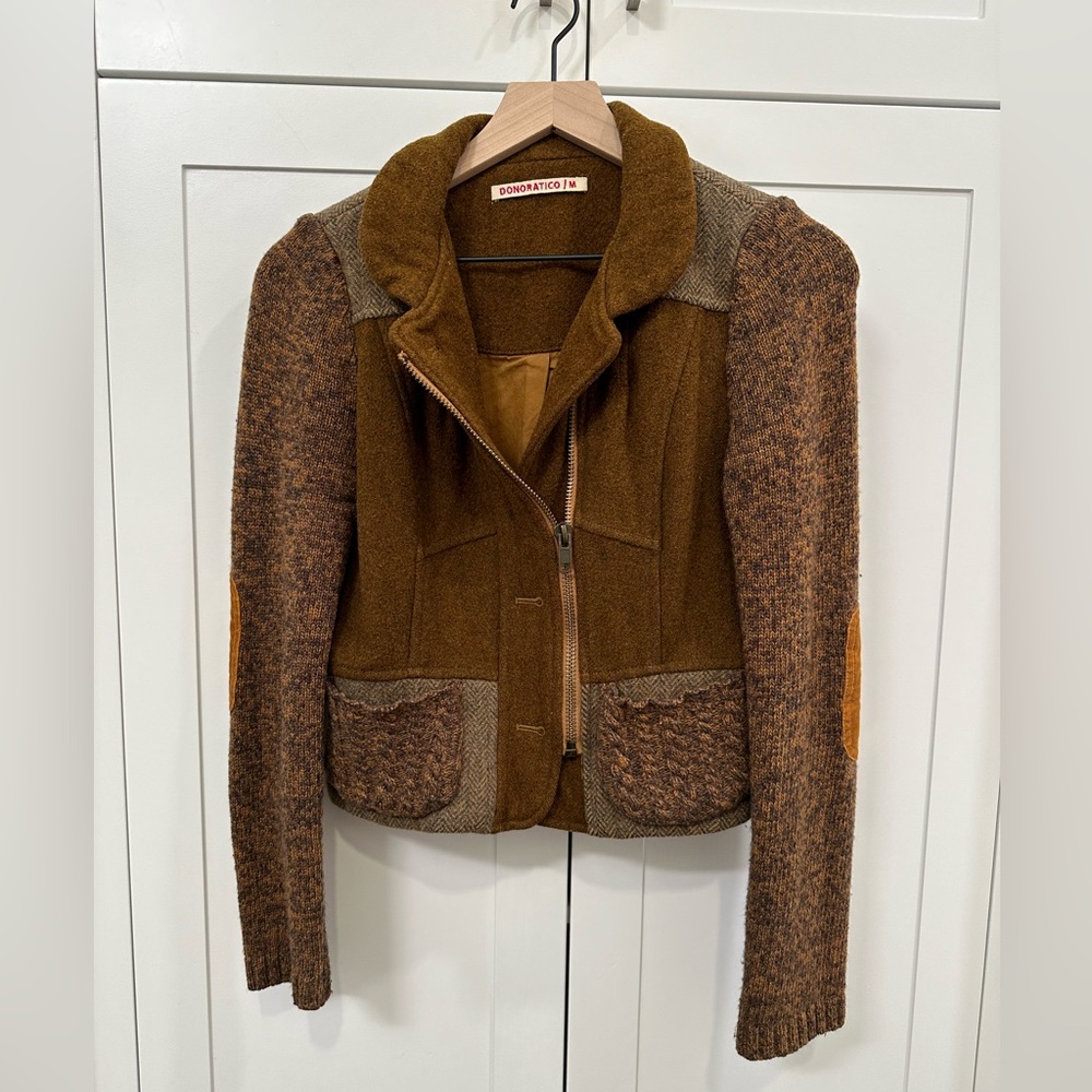 Wool Crop Moto Jacket